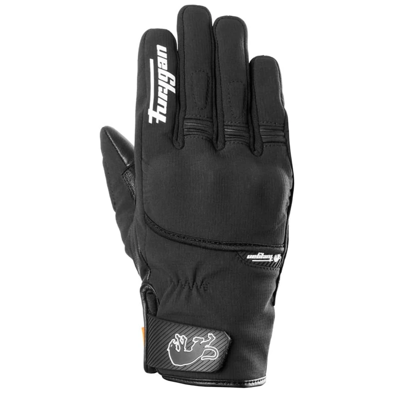 Furygan JET ALL SEASONS D3O EVO - Men's Motorcycle Gloves - 100% leather palm - Tactile - Comfort - Breathable & Light, Black-white - Image 1
