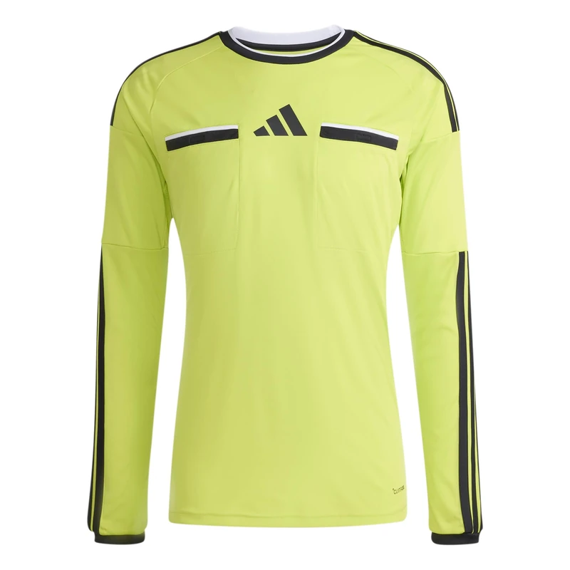 adidas Men's Referee 26 Jersey Long Sleeve, Team semi sol Yellow/Black, M - Image 1