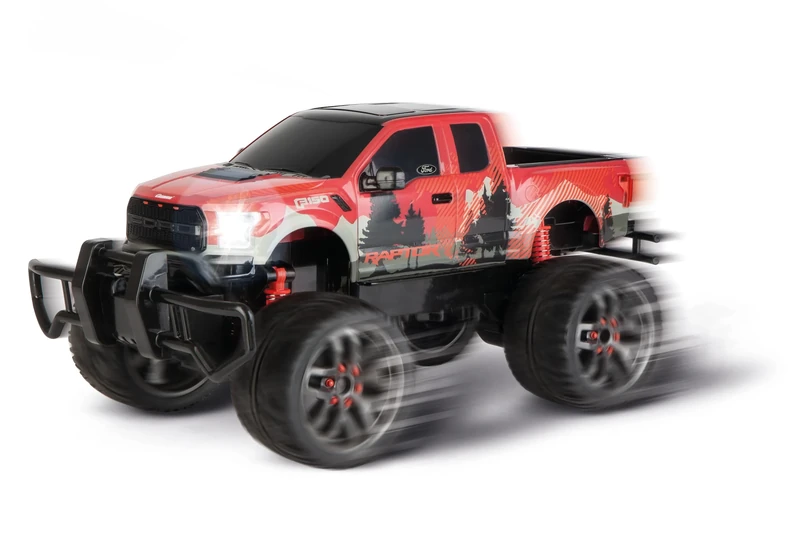 Carrera RC 370142043 2,4GHz Ford F-150 Raptor, r/b With Precise 2.4GHz Control - 1:14 Scale - With Front & Rear Lights - Up to 18 km/h - 40cm in length - Ready to run, all batteries included