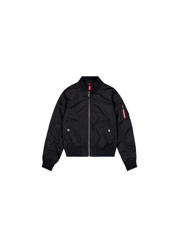 Alpha Industries Unisex Kid's MA-1 TT Bomber Jacket, Black, 10 Years - Image 1