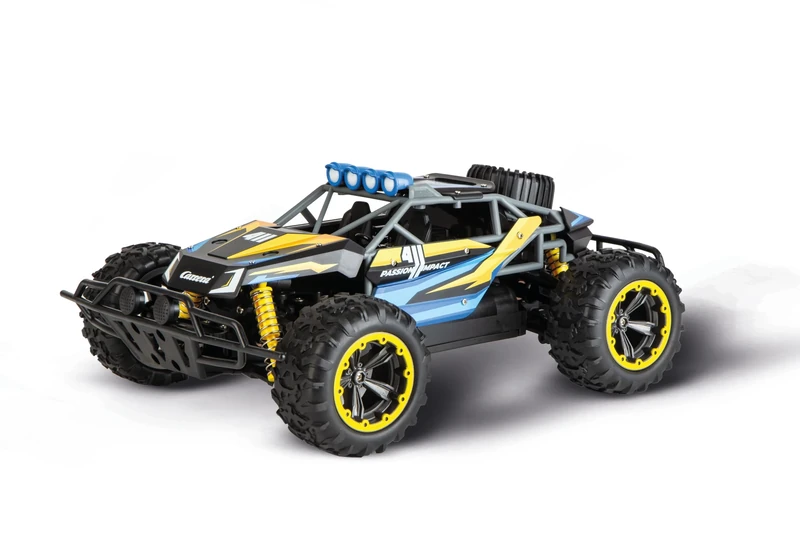 Carrera RC 370160152 2,4GHz Passion Impact 3.0 With Precise 2.4GHz Control - 1:16 Scale - With Full Suspension Front & Rear - Up to 20 km/h - 29cm in length - Ready to run, all batteries included