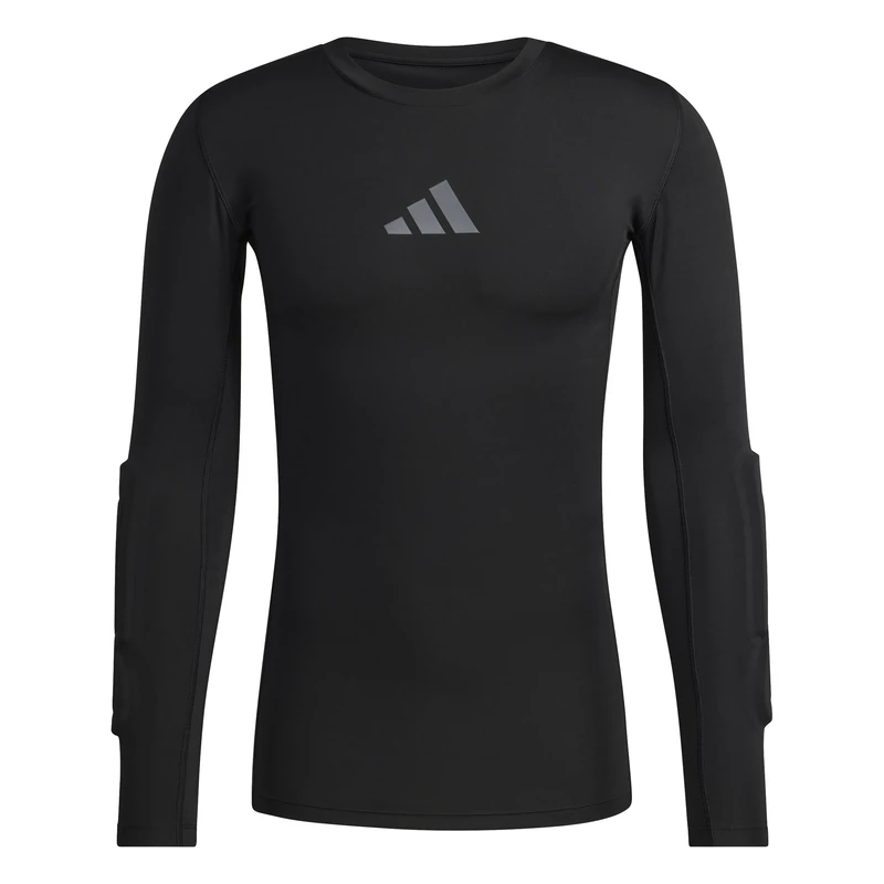 adidas Men's Padded Goalkeeper Baselayer Longsleeve Shirt, Black, S