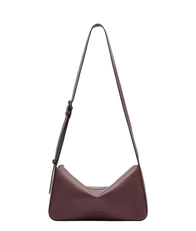 LIEBESKIND BERLIN Leather cross body bag shoulder bag Sky II Crossbody Pomegranate burgundy