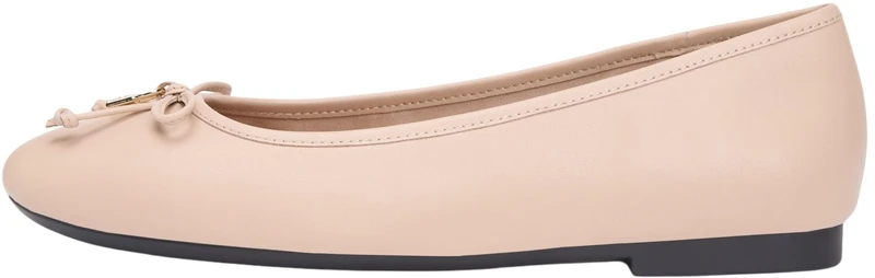 Tommy Hilfiger Women Hilfiger Smooth LTHR Ballet FW0FW09006 Ballerinas, Pink (Misty Blush), 40 - Image 1