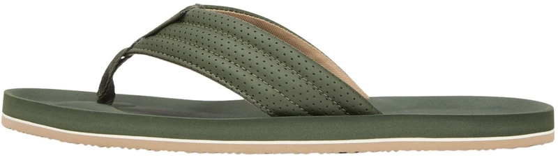 Tommy Hilfiger Men COMFORT PADDED PERF BEACH SANDAL FM0FM05712 Flip Flops, GREEN (Arctic Spruce), 46