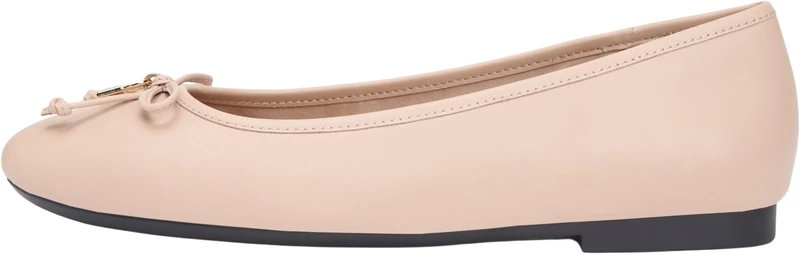 Tommy Hilfiger Women Hilfiger Smooth LTHR Ballet FW0FW09006 Ballerinas, Pink (Misty Blush), 38