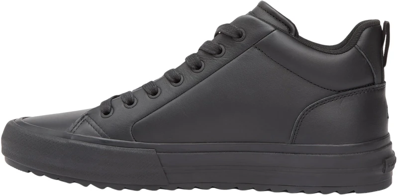 Tommy Hilfiger Men NU Harlem Street Cleat MID 3A FM0FM05704 Mid Top, Black (Black), 44