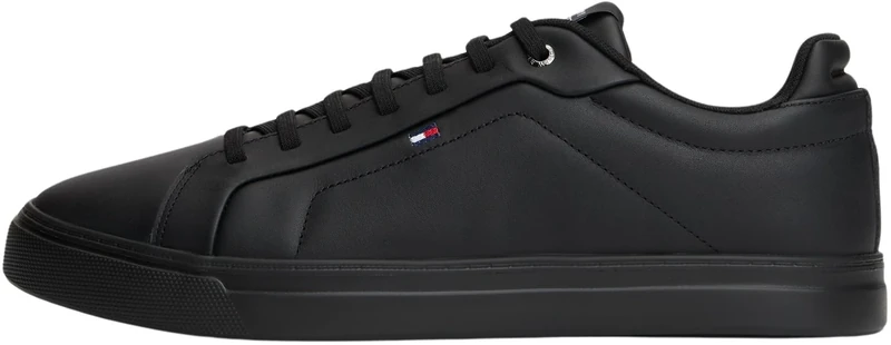 Tommy Hilfiger Men ICON Court Light ESS FM0FM05678 Low Top, Black (Black), 43