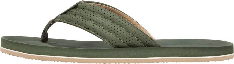 Tommy Hilfiger Men COMFORT PADDED PERF BEACH SANDAL FM0FM05712 Flip Flops, GREEN (Arctic Spruce), 45