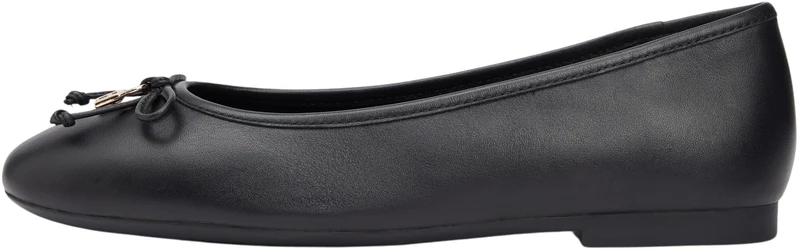 Tommy Hilfiger Women Hilfiger Smooth LTHR Ballet FW0FW09006 Ballerinas, Black (Black), 36