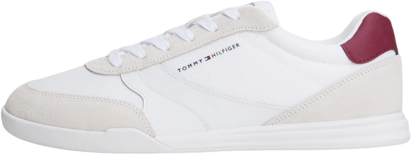 Tommy Hilfiger Men LoPro Cup Mix FM0FM05683 Low Top, White (White), 43