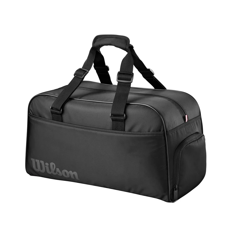 Wilson Tour Duffle Bag, For Golf Gear and Travel Equipment, Durable, Spacious & Versatile, Colour: Black - Image 1