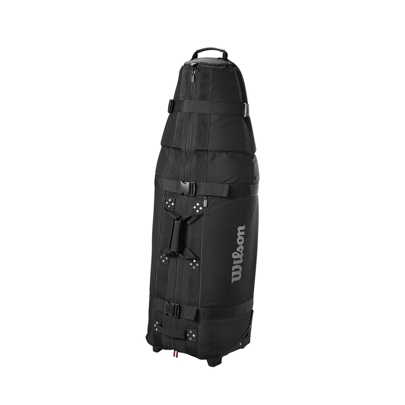 Wilson Tour Travel Bag, With Padded Club Protection and Large Wheels, For Effortless Transportation, Colour: Black
