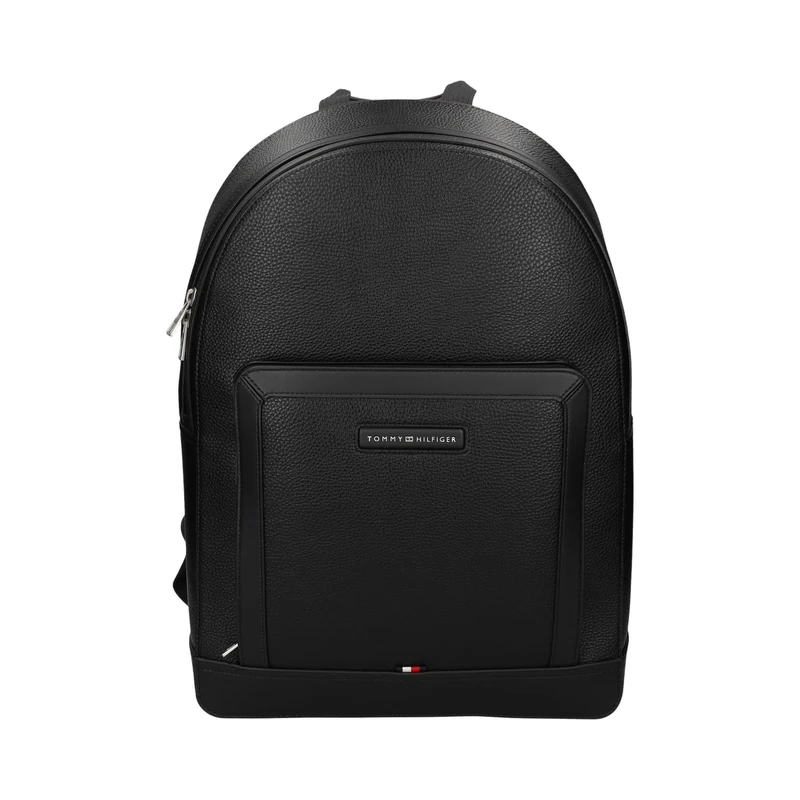 Tommy Hilfiger Men's TH CENTRAL BACKPACK AM0AM13983 Backpack, BLACK, One Size