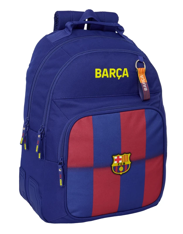 Safta F.C. Barcelona 1st Team 25/26 – Children's School Backpack, Ideal for Children of Different Ages, Comfortable and Versatile, Quality and Resistance, 32 x 15 x 42 cm, Blue/maroon, M, Casual