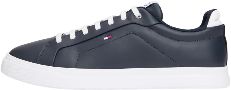 Tommy Hilfiger Men ICON Court Light ESS FM0FM05678 Low Top, Blue (Desert Sky), 41