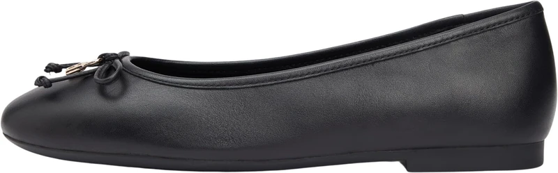 Tommy Hilfiger Women Hilfiger Smooth LTHR Ballet FW0FW09006 Ballerinas, Black (Black), 41