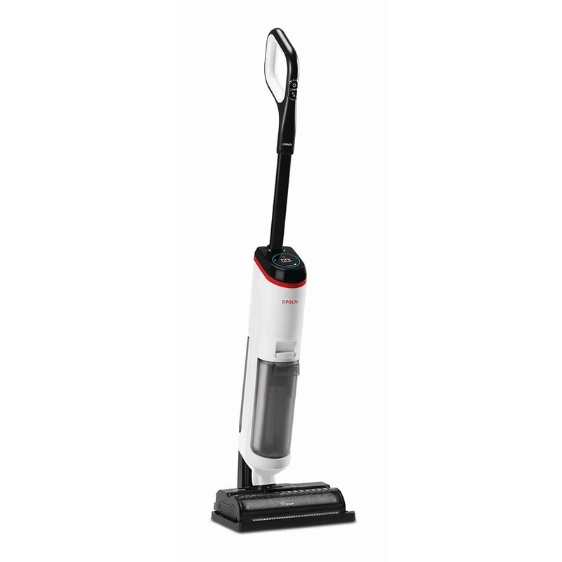 Polti Rollysteam WD50C Cordless, Wet and Dry Vacuum Cleaner with Steam, 450 W, Complete Cleaning in One Pass, Cordless, Self-Cleaning, White