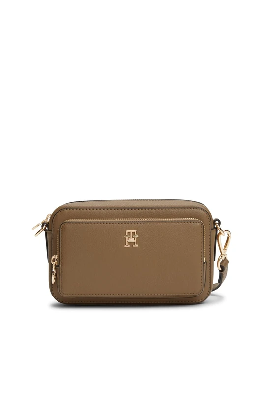 Tommy Hilfiger Women's TH ICON CAMERA BAG AW0AW18120 Crossover, KHAKI, One Size