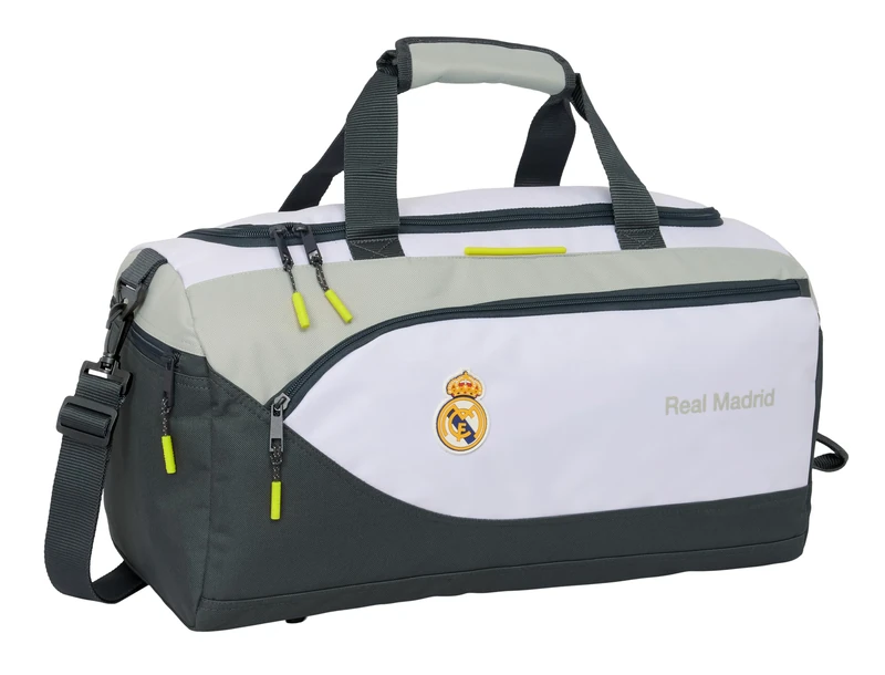 Safta Real Madrid EQUIPACIÓN 25/26 – Sports Bag, Backpack, Ideal for Children of Different Ages, Comfortable and Versatile, Quality and Resistance, 50 x 25 x 25 cm, white, M, Casual
