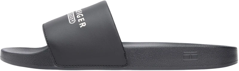 Tommy Hilfiger Men Raised Pool Slide - Black FM0FM05761