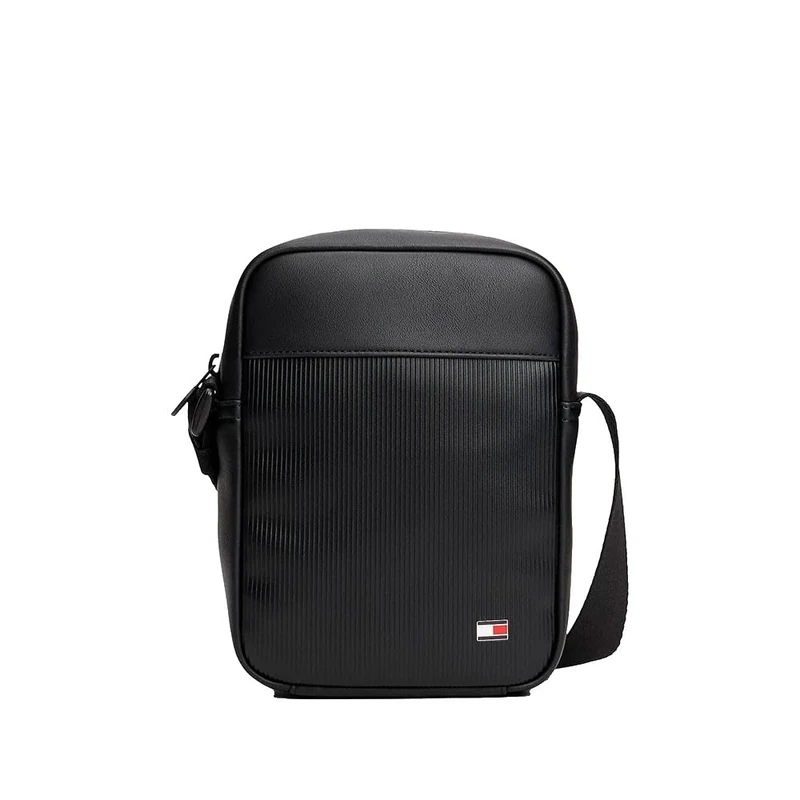 Tommy Hilfiger Men's TH FLAG MINI REPORTER AM0AM14015 Crossover, BLACK, One Size