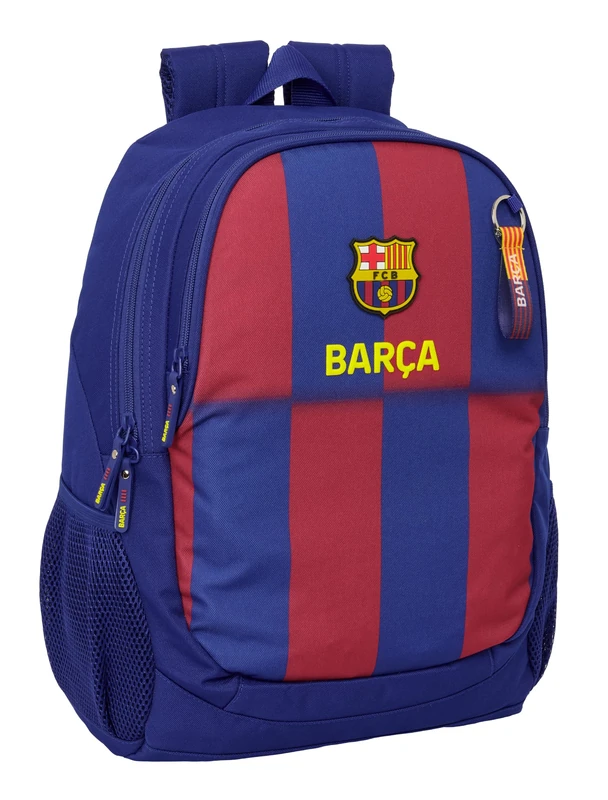 Safta F.C. Barcelona 1st Team 25/26 – Children's School Backpack, Ideal for Children of Different Ages, Comfortable and Versatile, Quality and Resistance, 32 x 16 x 44 cm, Blue/maroon, M, Casual
