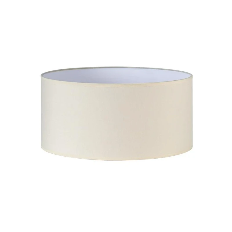 Cylindrical lampshade - lampshade Made of poplin Fabric in Beige, Dimensions 45x45x22 cm, Ideal for Table or Ceiling Lamps