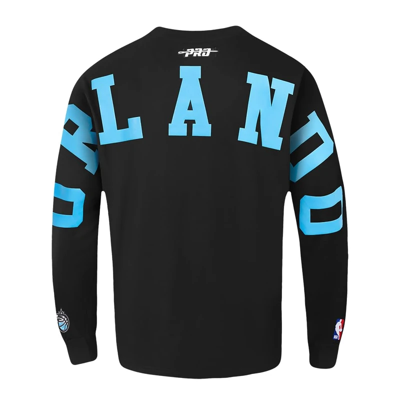 Pro Standard Mens NBA Orlando Magic Wingspan Long Sleeve Tee Black XL