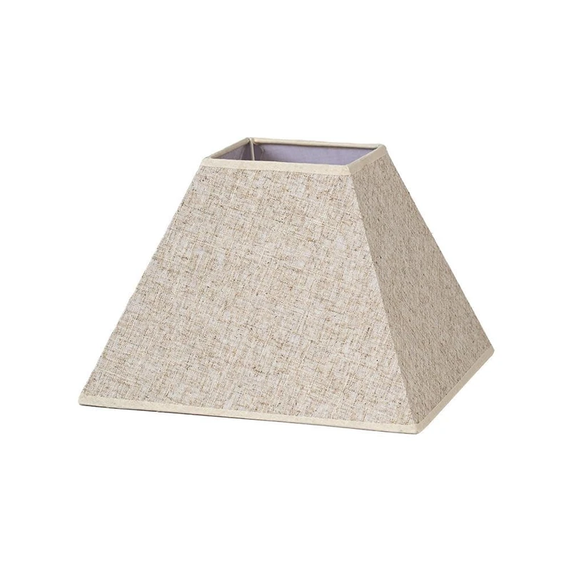 monkey ladder Lampshade - lampshade in Pyramidal Shape, Beige Linen Color, Dimensions 40x18x28 cm, Ideal to give an Elegant Touch to Your Lamps