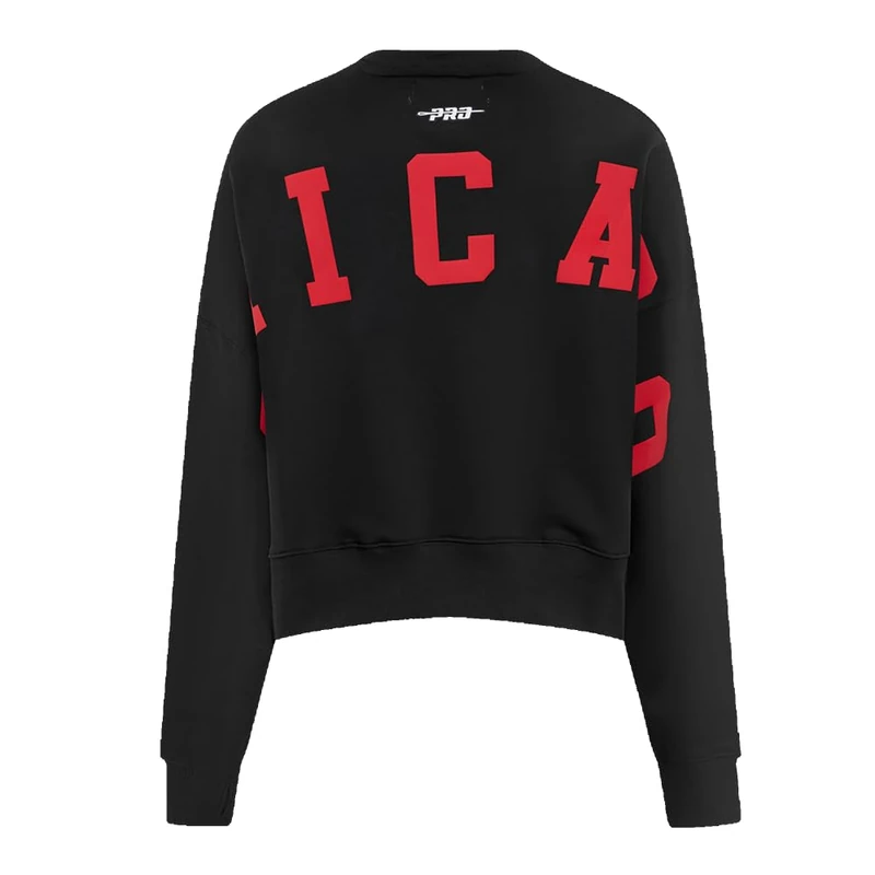 Pro Standard Womens NBA Chicago Bulls Wingspan Sweatshirt Black M