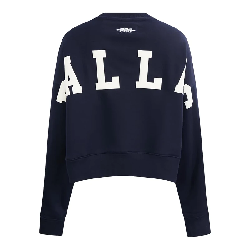 Pro Standard Womens NBA Dallas Mavericks Wingspan Sweatshirt Midnight Navy XL