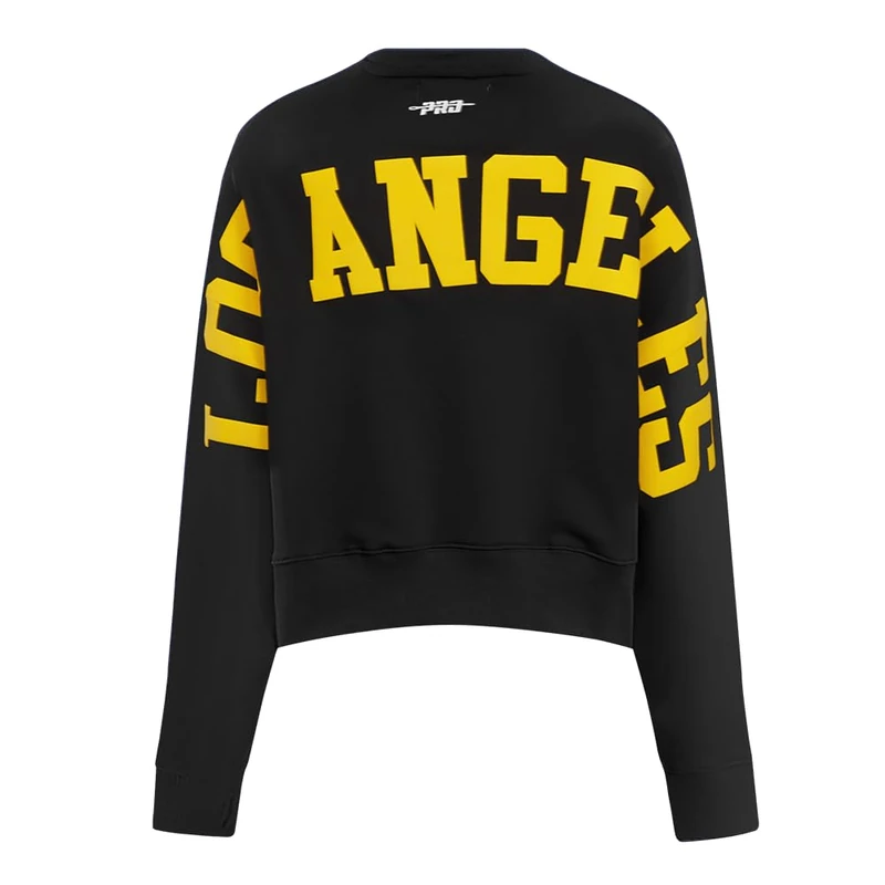 Pro Standard Womens NBA Los Angeles Lakers Wingspan Sweatshirt Black S