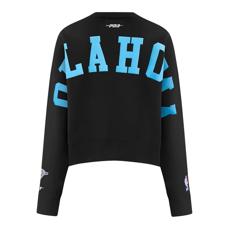 Pro Standard Womens NBA Oklahoma City Thunder Wingspan Sweatshirt Black M