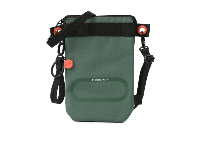Hedgren OTU, Vertical Crossover + RFID Unisex Adult, Duck Green