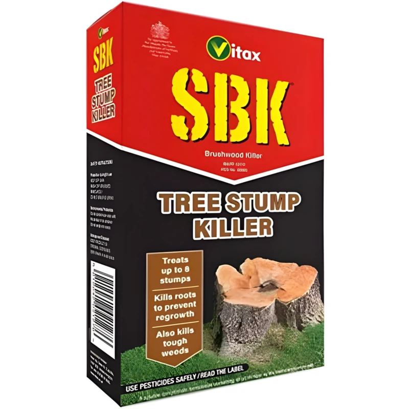 SBK Tree Stump Killer 250ml | Glyphosate Free Root Killer & Sapling Destroyer | Treats Up to 8 Stumps | Soluble Concentrate for Woody Weeds & Grassland | Prevents Regrowth & Suckering | Easy Use