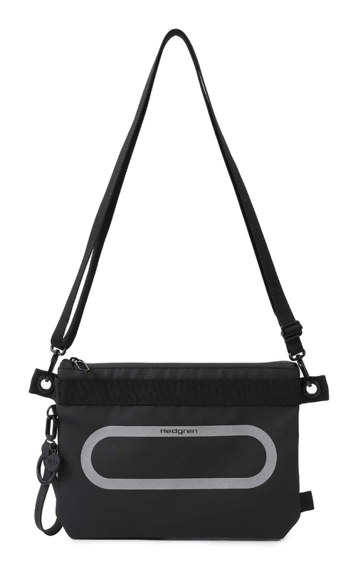 Hedgren ICHI M, Medium Crossover + RFID Unisex Adult, Coated Black