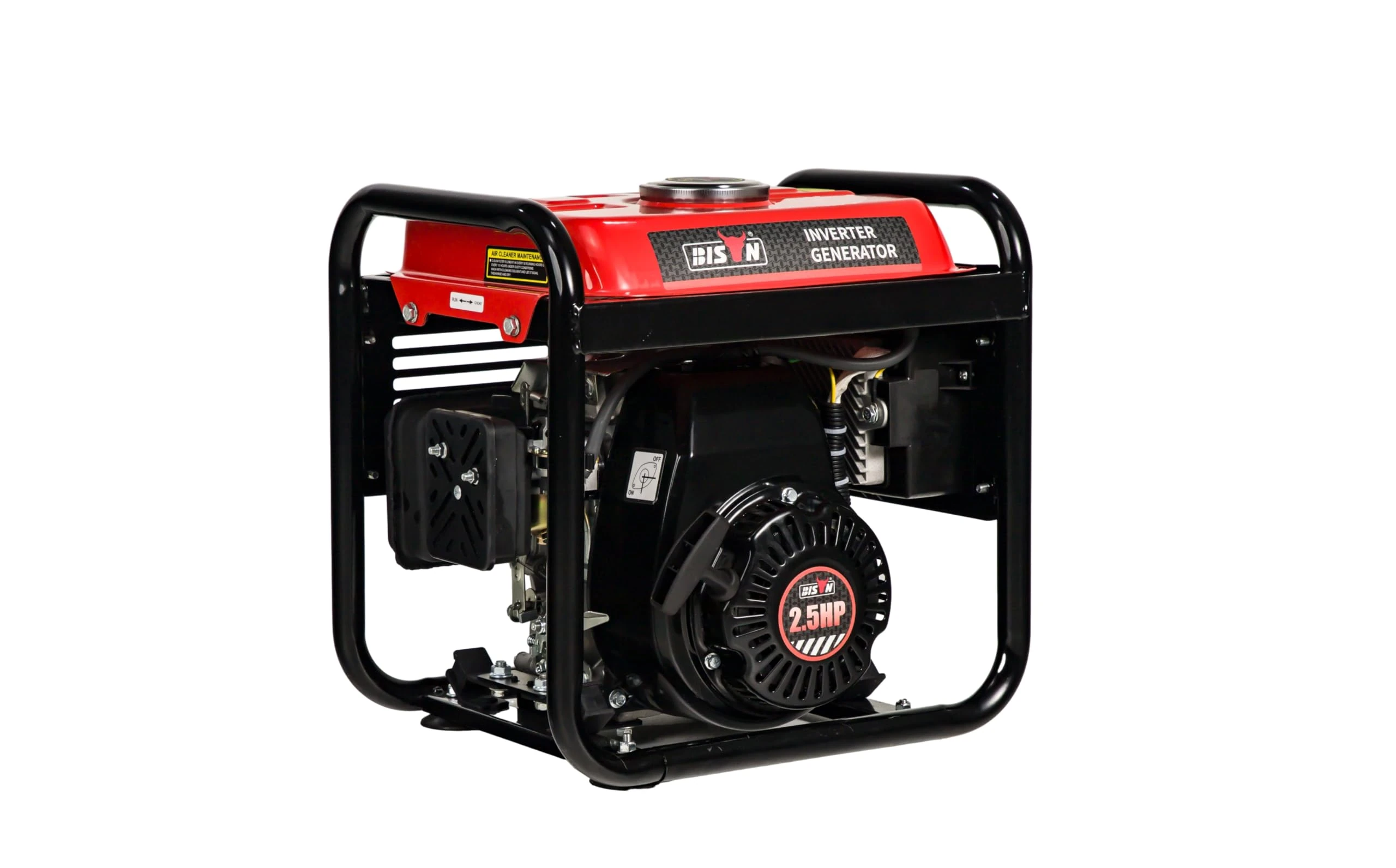 Bison Power Gasoline Generator, Peak 1000W Inverter Gasoline Generator Professional for Home, Portable & Lightweight, with DC&USB for Household Appliances, Smart Devices - TVs/Computers/Phones/Laptops