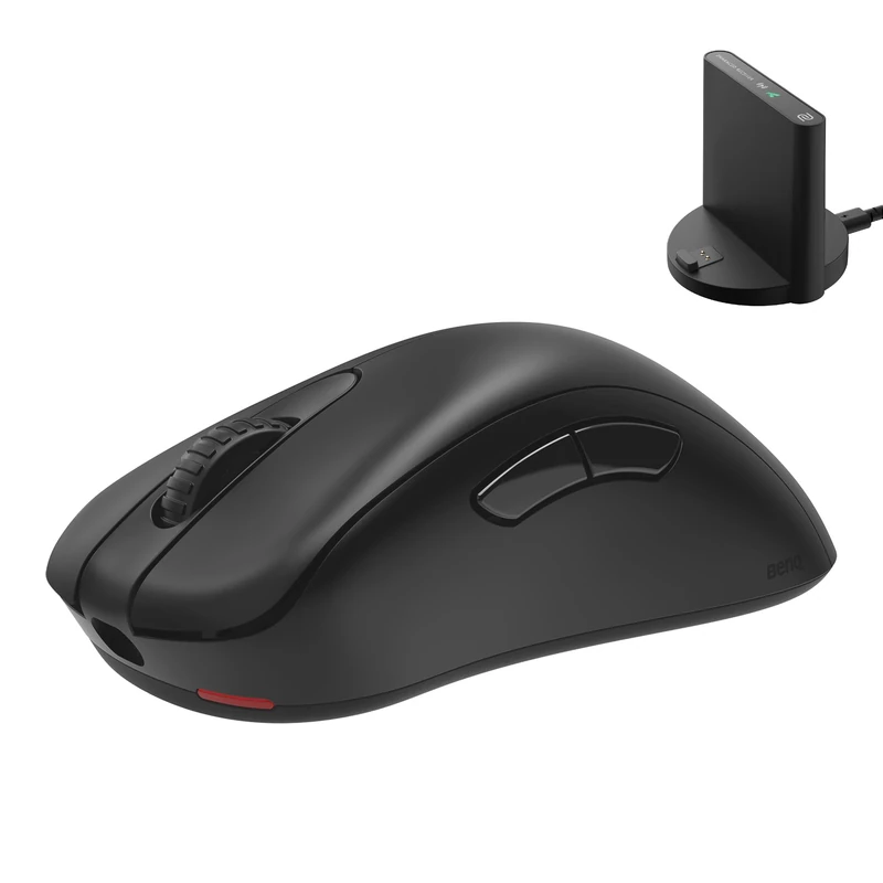 BenQ ZOWIE EC1-DW 4K Wireless Mouse for Esports, Sports Science, 4K Enhanced Receiver, 63g, Asymmetrical, Driverless, 3950 sensor, 4K Polling Rate