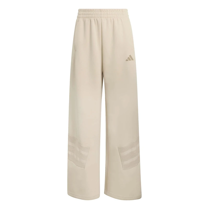 adidas Women's Future Icons Three Stripes Open Hem Pant, Crystal Linen, L
