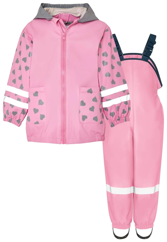 Playshoes Two Piece Waterproof Rain Suit Mud Suit, cat, 98