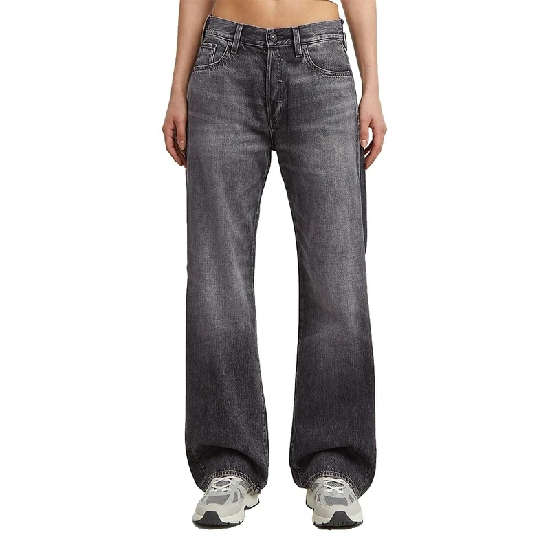 G-STAR Women's Bowey 3D Boyfriend Jeans, Grey (faded scoria grey D25372-D537-H147), 27W / 28L