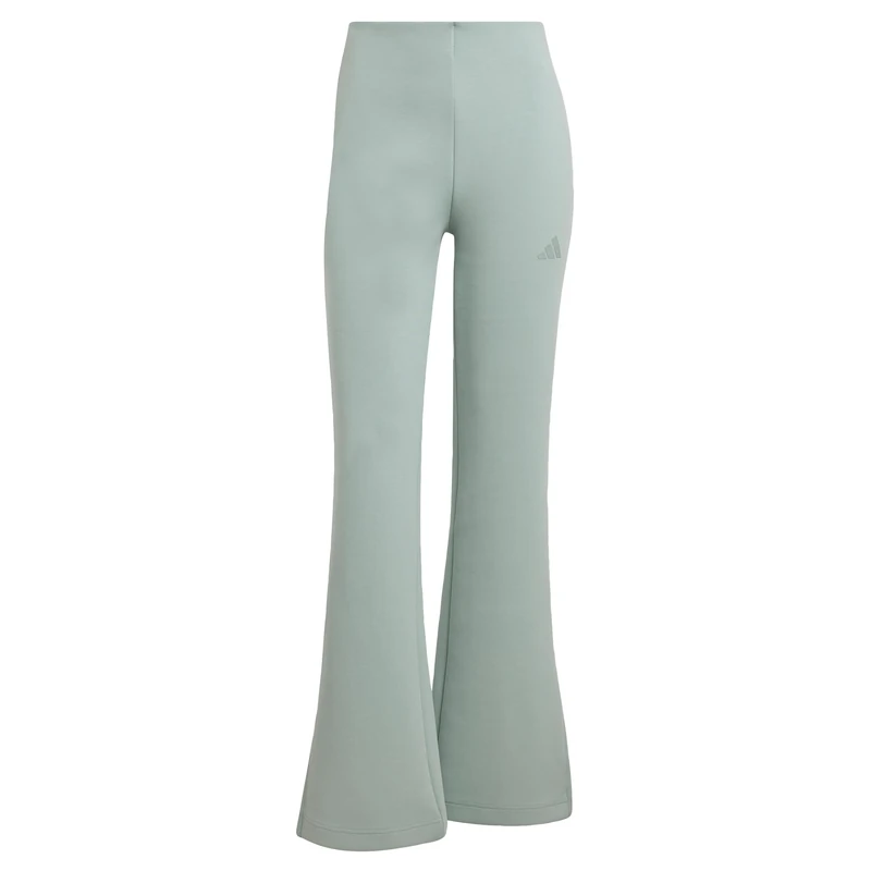 adidas Women's Soft LUX Flared Pants, Wonder Sage, S