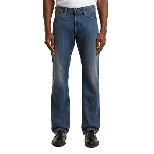 G-STAR Men's Dakota Regular Straight Jeans, Blue (antique faded blue heron D23691-D776-H782), 32W / 34L