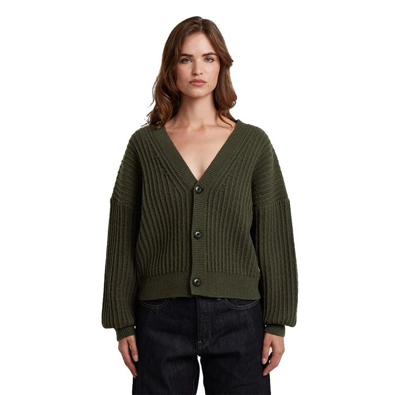 G-STAR Women's Loose Cardigan Knit, Grey (asfalt D27462-D939-995), M