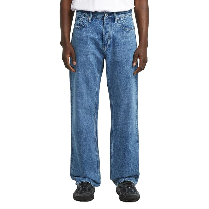 G-STAR Men's Deeggie Relaxed Straight Jeans, Blue (faded blue arroyo D27736-D788-H788), 32W / 34L