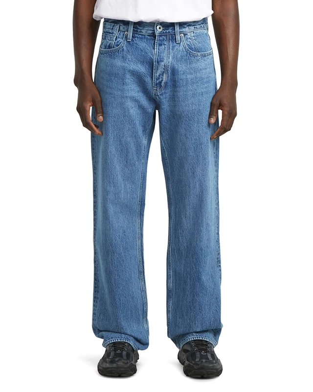 G-STAR Men's Deeggie Relaxed Straight Jeans, Blue (faded blue arroyo D27736-D788-H788), 26W / 30L