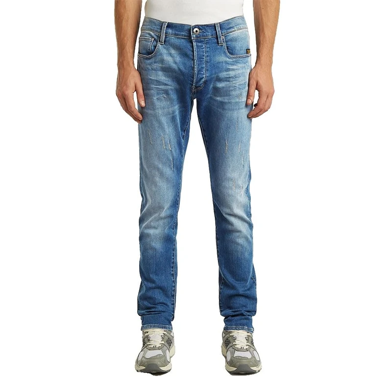 G-STAR Men's 3301 Slim Jeans, Multicolor (faded new moon restored 51001-C052-H443), 28W / 34L