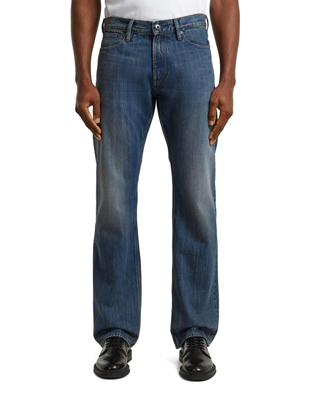 G-STAR Men's Dakota Regular Straight Jeans, Blue (antique faded blue heron D23691-D776-H782), 34W / 38L