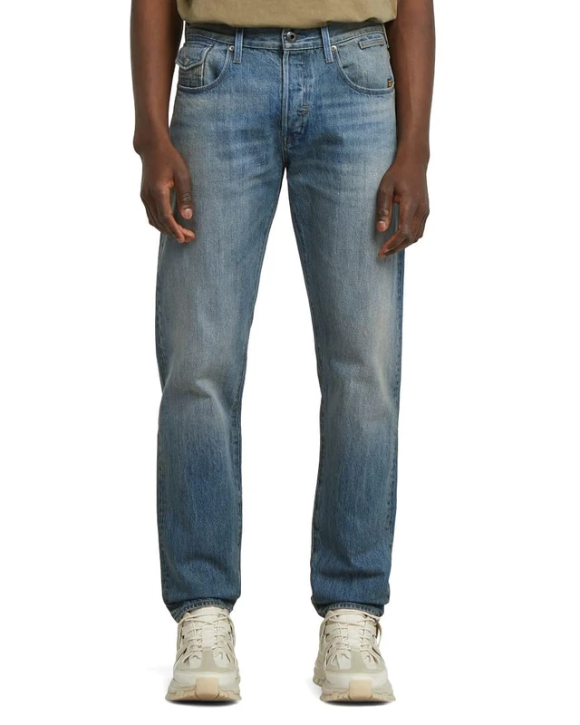 G-STAR Men's Morry FWD Regular Tapered Jeans, Blue (vintage gold digger D26141-D788-H117), 34W / 30L